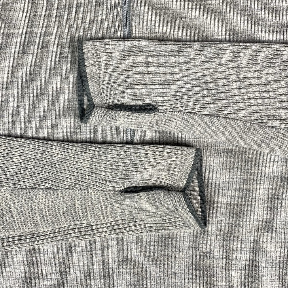 Smartwool Mens Merino Wool 1/2 Zip Pullover L Base layer Gray Hiking Outdoor Ski - Picture 8 of 16
